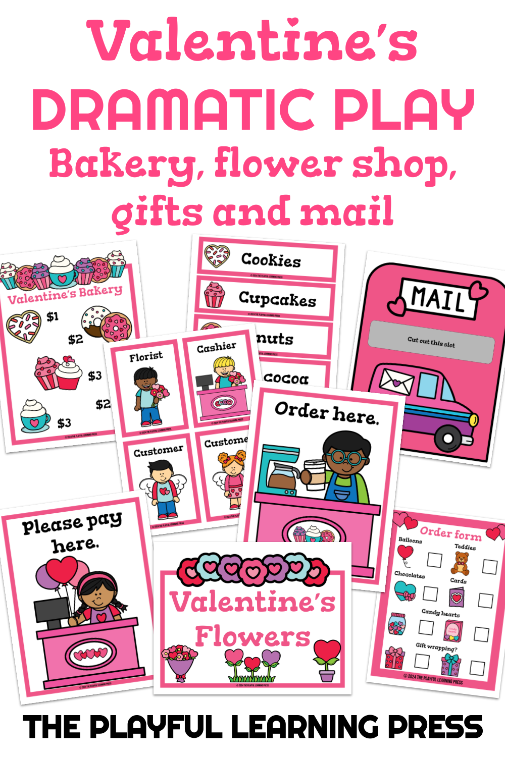 Valentine's Day dramatic play pack