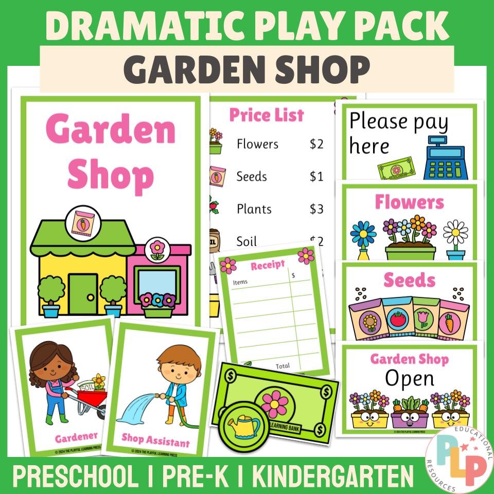 Garden shop dramatic play